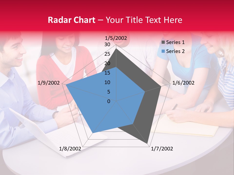 College Smile Teenager PowerPoint Template