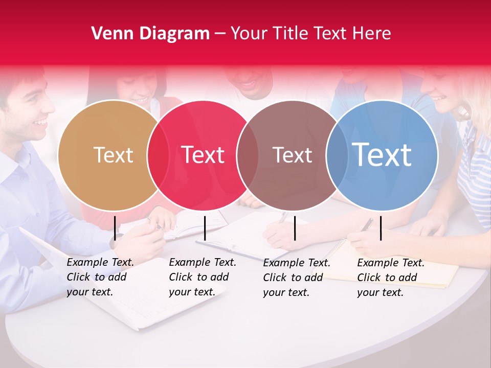 College Smile Teenager PowerPoint Template