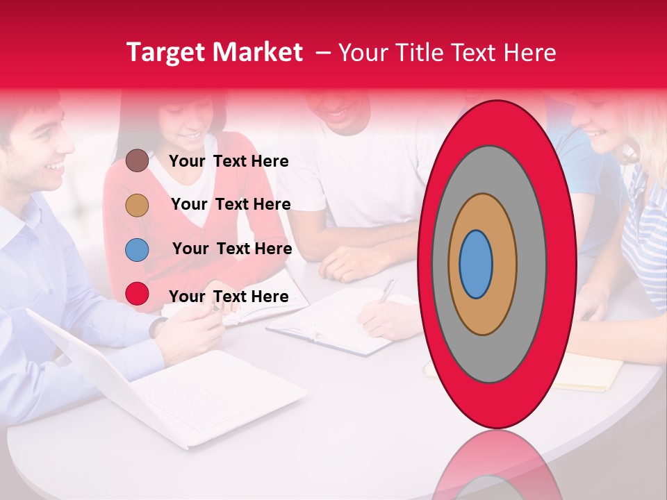 College Smile Teenager PowerPoint Template