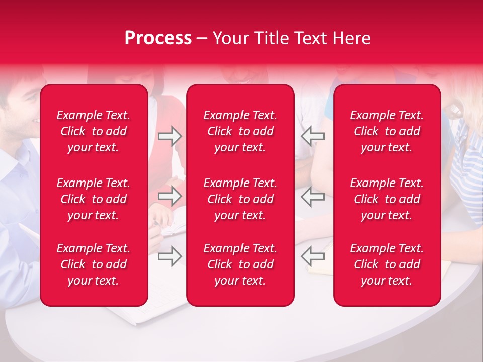 College Smile Teenager PowerPoint Template