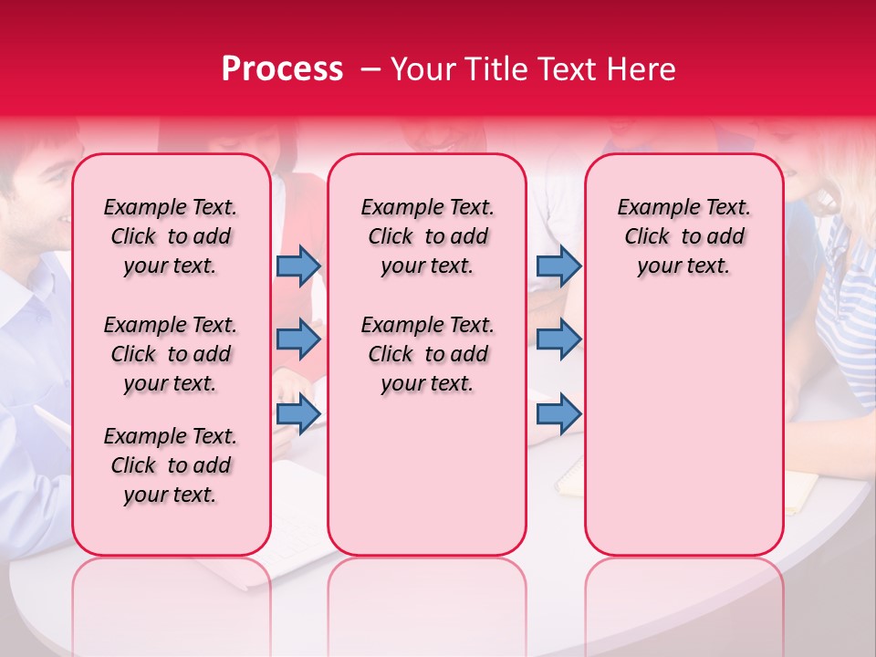 College Smile Teenager PowerPoint Template