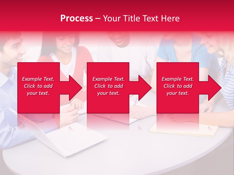 College Smile Teenager PowerPoint Template