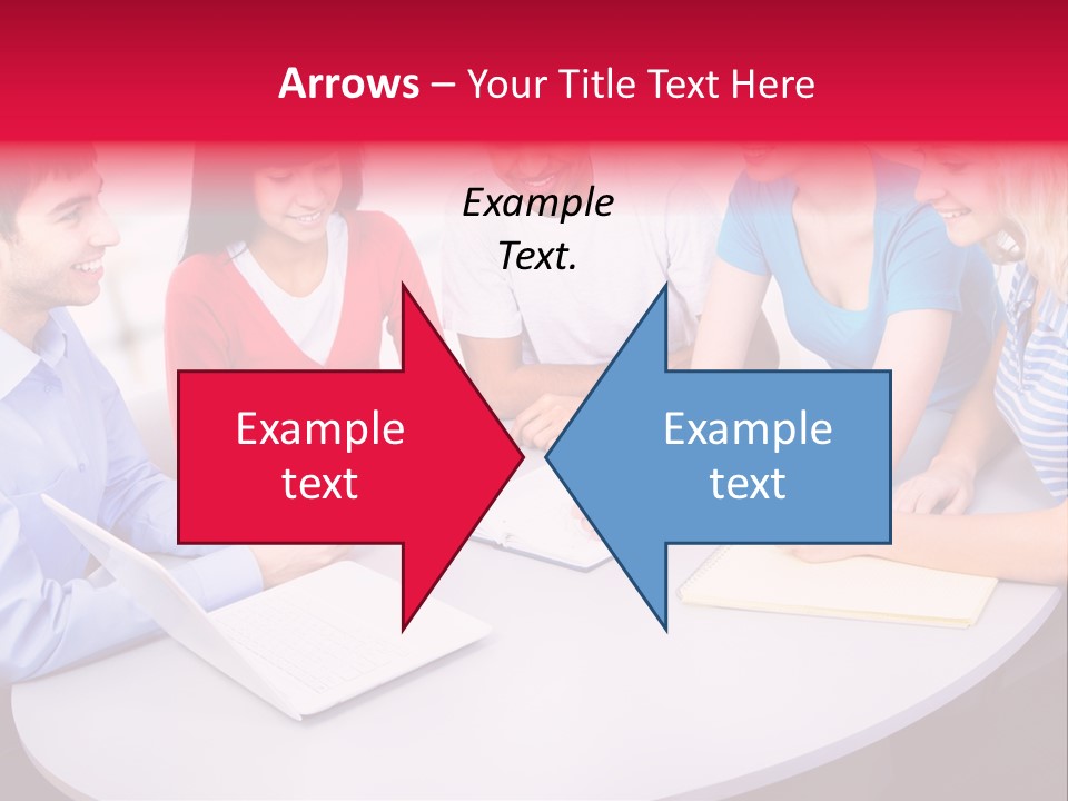 College Smile Teenager PowerPoint Template