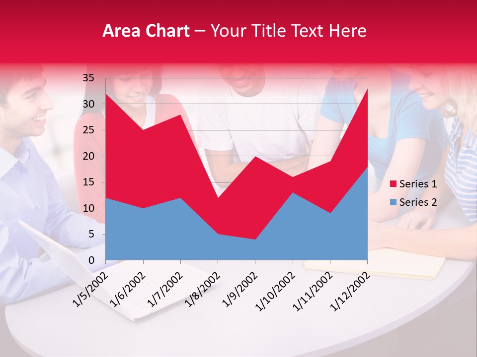 College Smile Teenager PowerPoint Template