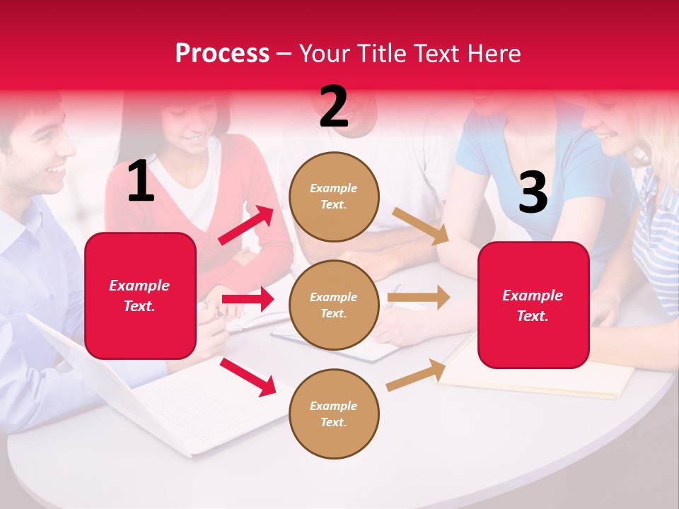 College Smile Teenager PowerPoint Template