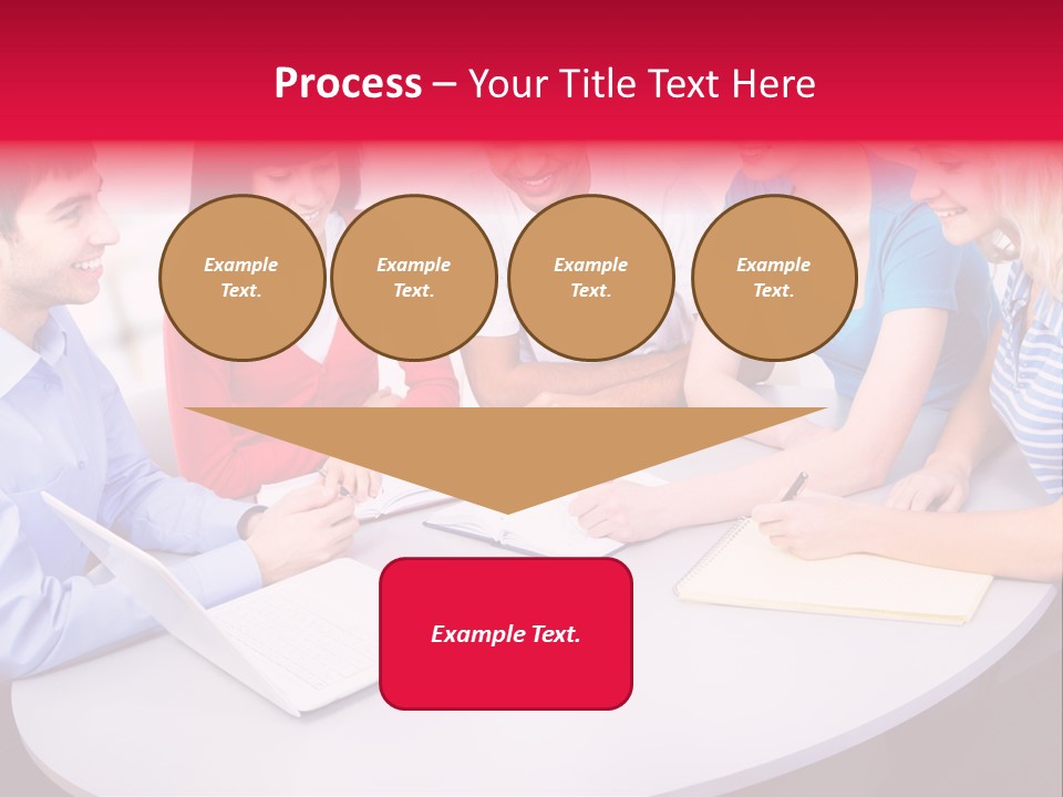 College Smile Teenager PowerPoint Template