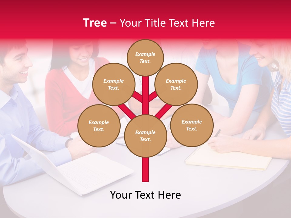 College Smile Teenager PowerPoint Template