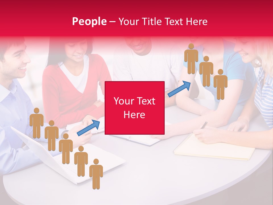 College Smile Teenager PowerPoint Template