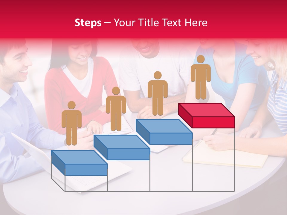 College Smile Teenager PowerPoint Template