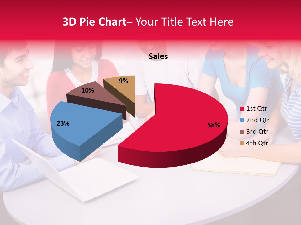 College Smile Teenager PowerPoint Template