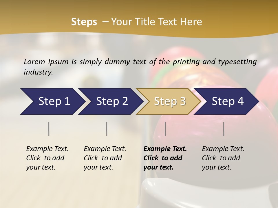 Fun Strike Player PowerPoint Template