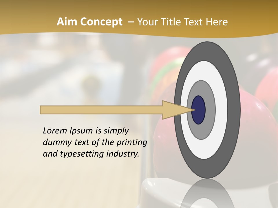 Fun Strike Player PowerPoint Template