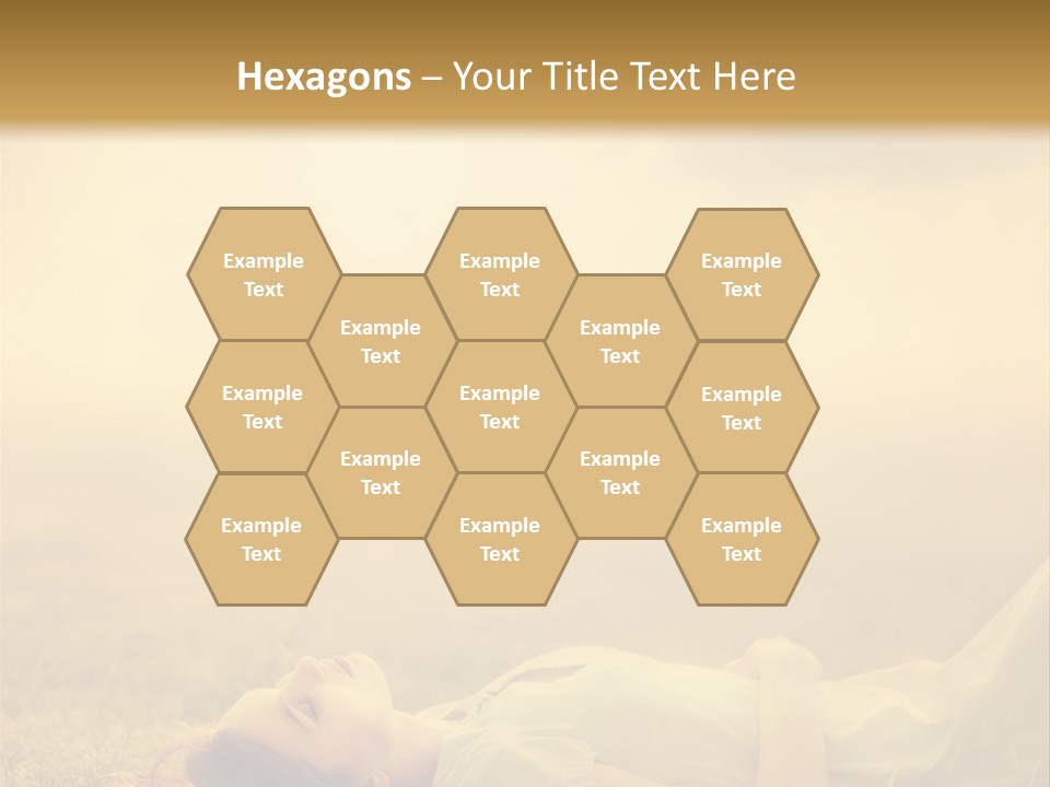 Farm Yellow Hair PowerPoint Template