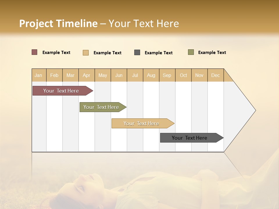 Farm Yellow Hair PowerPoint Template