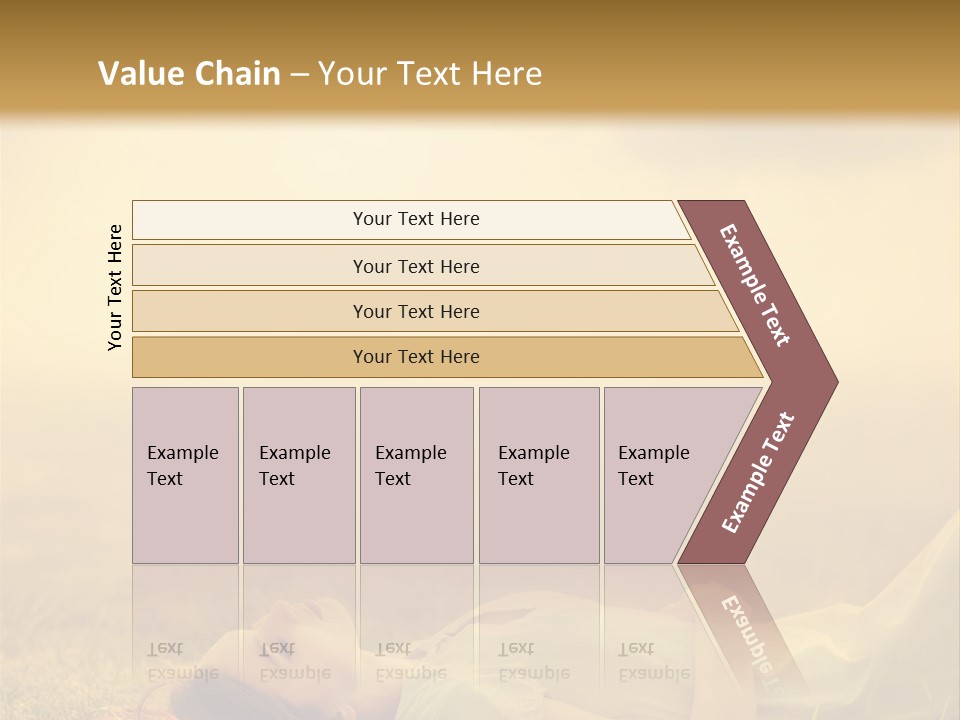 Farm Yellow Hair PowerPoint Template