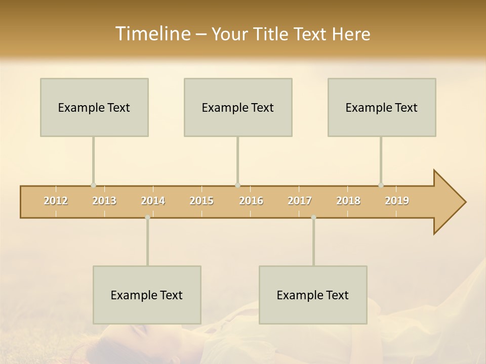 Farm Yellow Hair PowerPoint Template