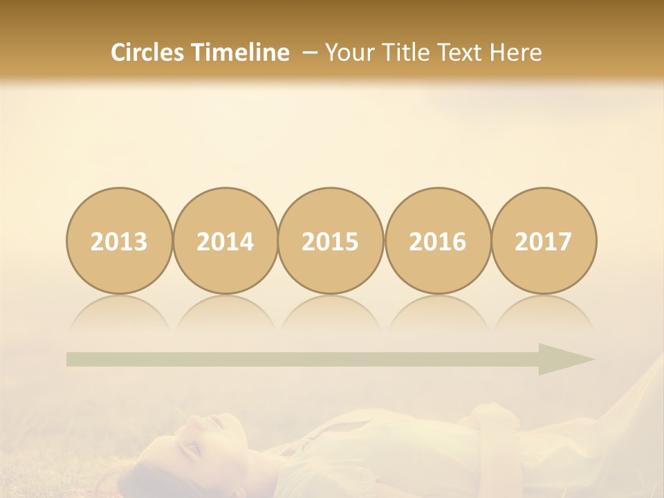 Farm Yellow Hair PowerPoint Template