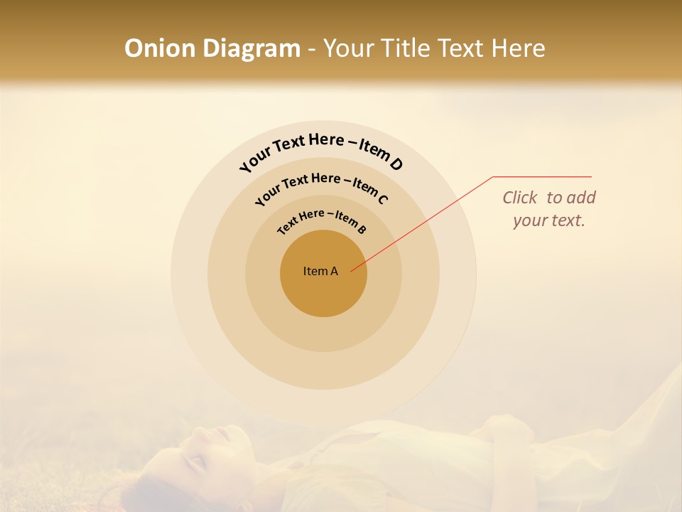 Farm Yellow Hair PowerPoint Template