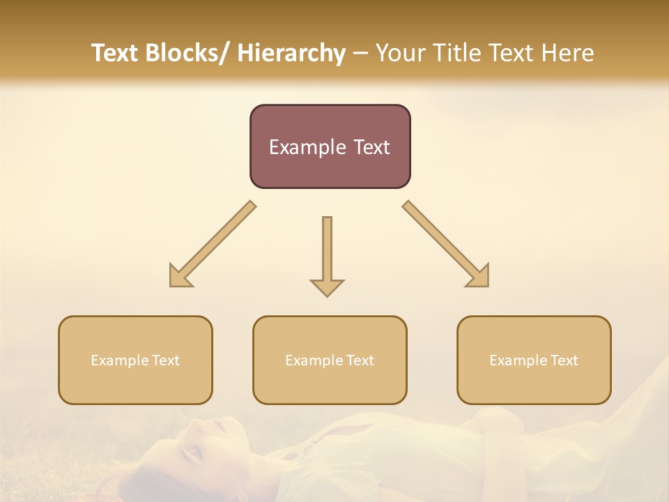 Farm Yellow Hair PowerPoint Template