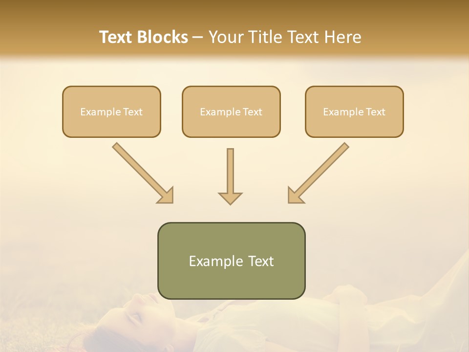 Farm Yellow Hair PowerPoint Template