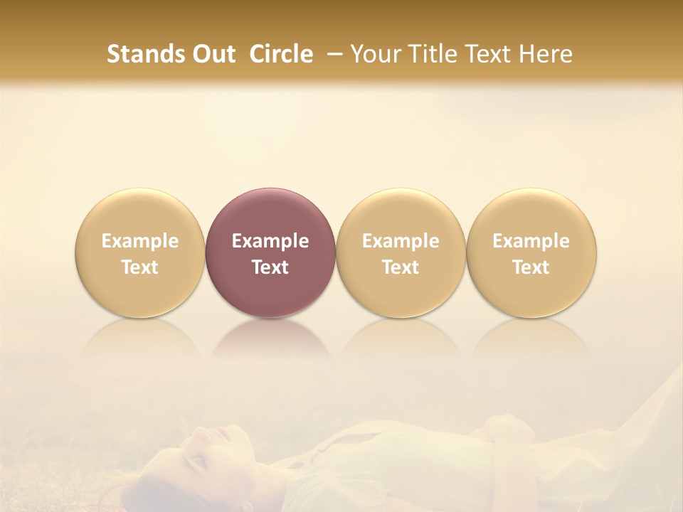 Farm Yellow Hair PowerPoint Template