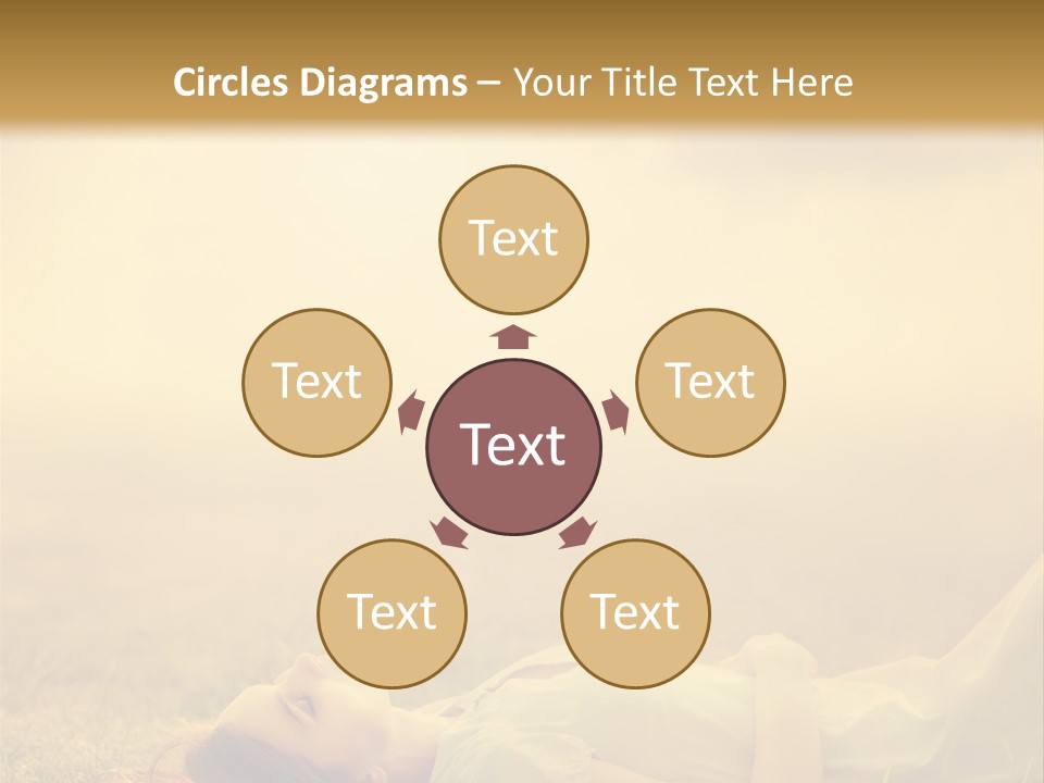 Farm Yellow Hair PowerPoint Template