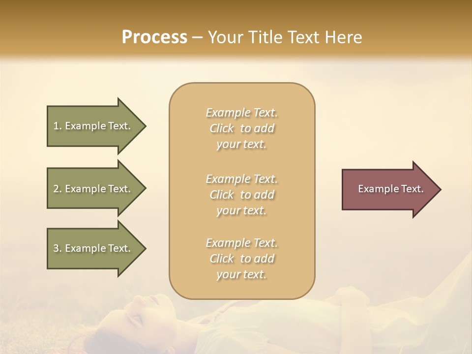 Farm Yellow Hair PowerPoint Template