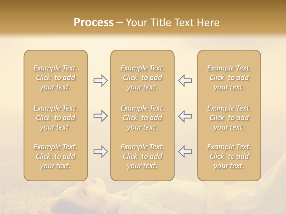 Farm Yellow Hair PowerPoint Template
