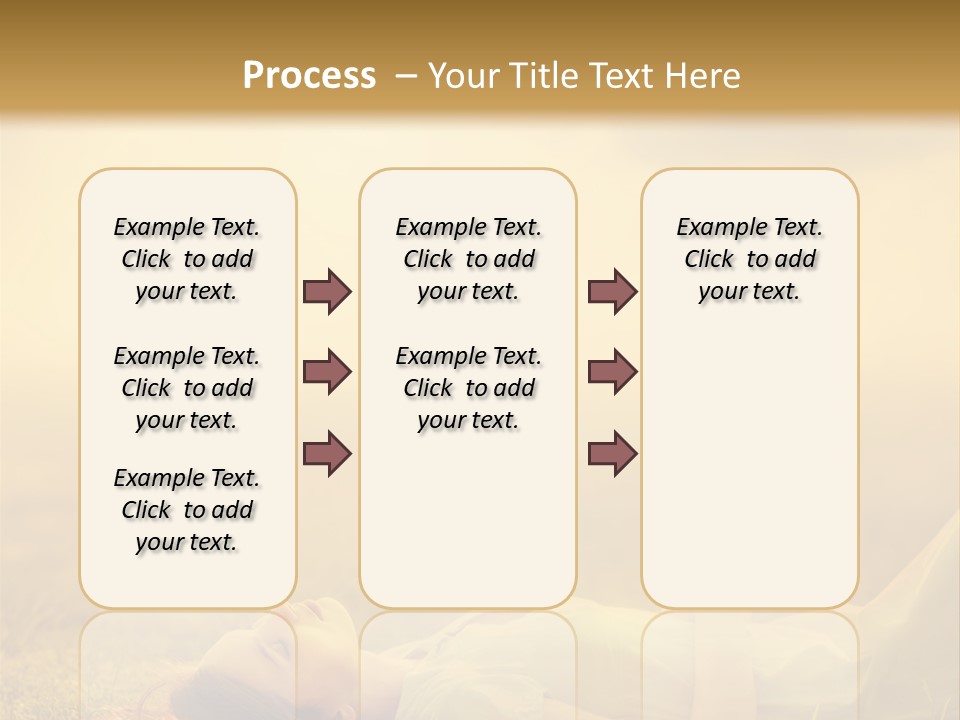 Farm Yellow Hair PowerPoint Template