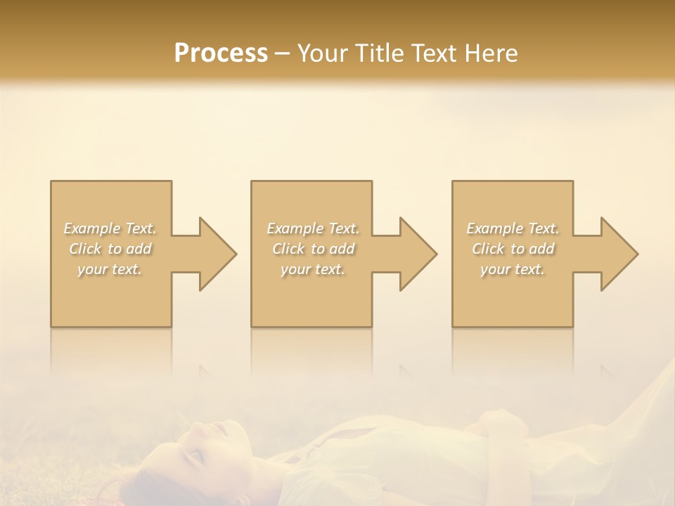 Farm Yellow Hair PowerPoint Template