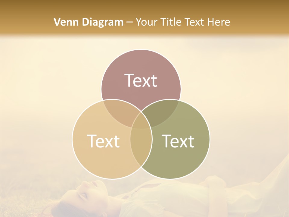 Farm Yellow Hair PowerPoint Template