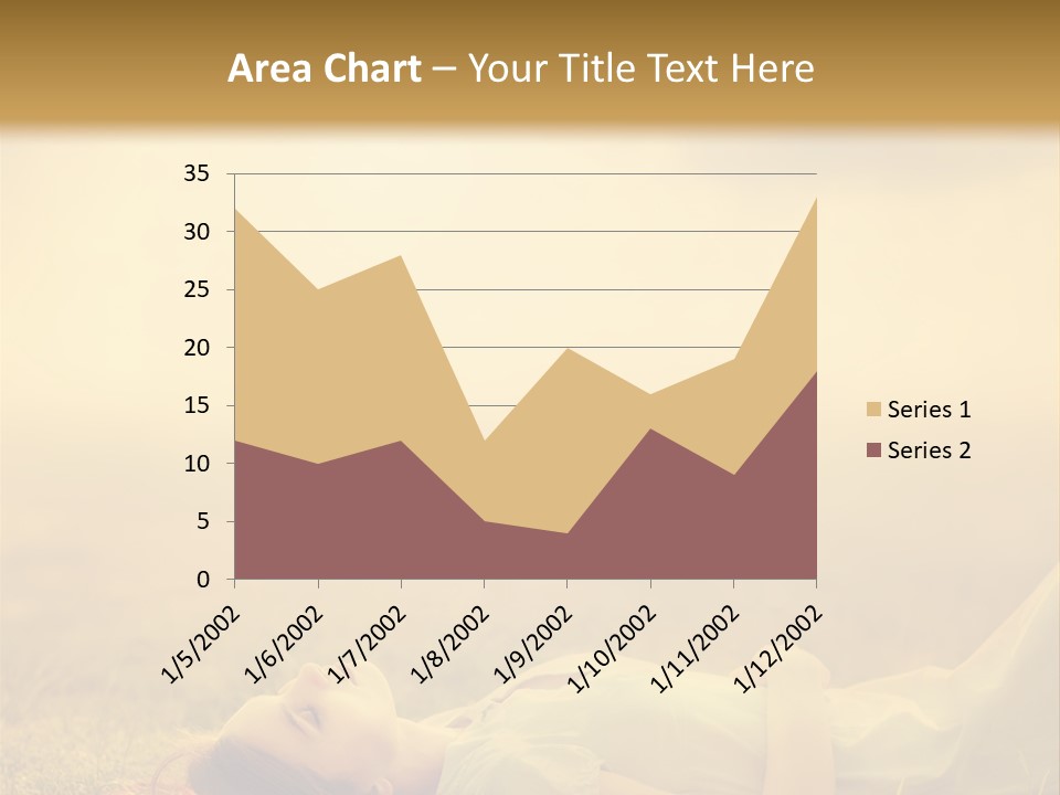 Farm Yellow Hair PowerPoint Template