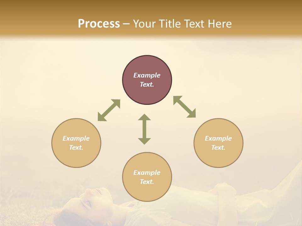 Farm Yellow Hair PowerPoint Template