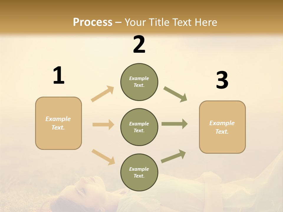 Farm Yellow Hair PowerPoint Template