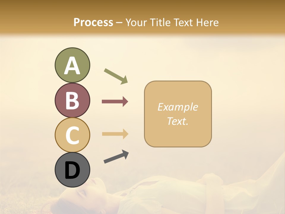 Farm Yellow Hair PowerPoint Template