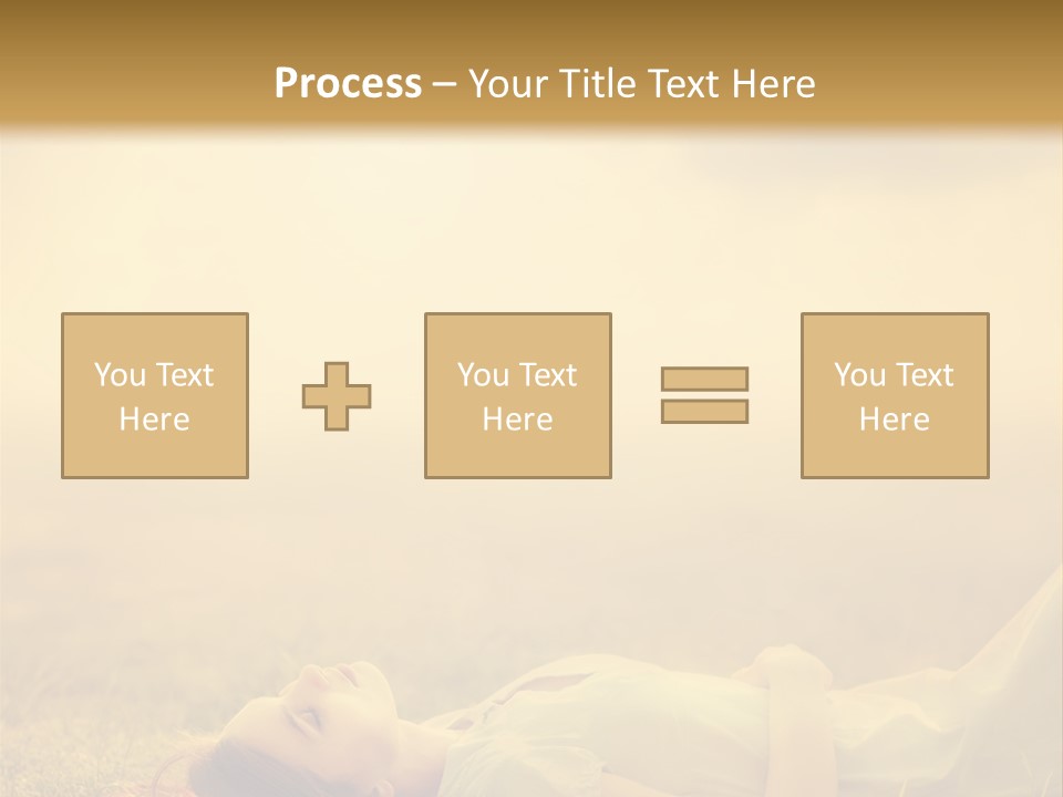 Farm Yellow Hair PowerPoint Template