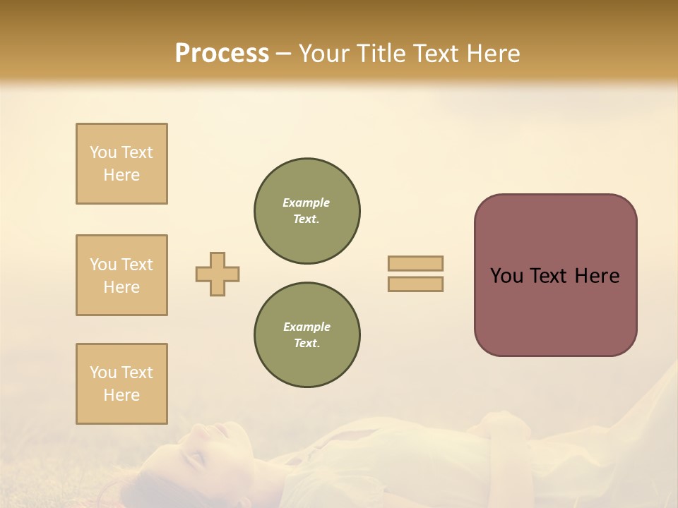 Farm Yellow Hair PowerPoint Template