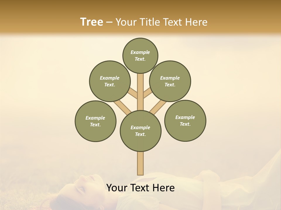 Farm Yellow Hair PowerPoint Template