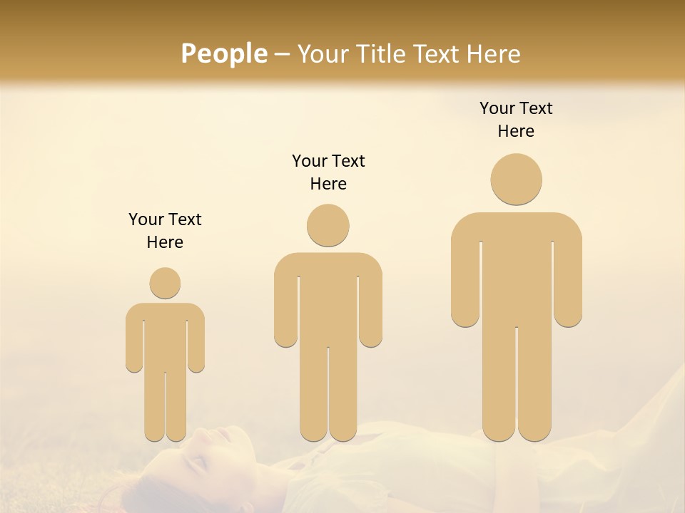 Farm Yellow Hair PowerPoint Template