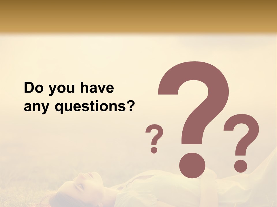 Farm Yellow Hair PowerPoint Template