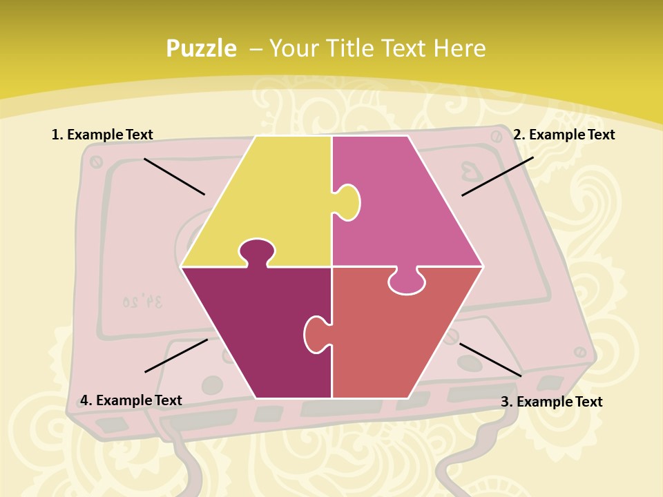 Old Audio Cassette Dated PowerPoint Template