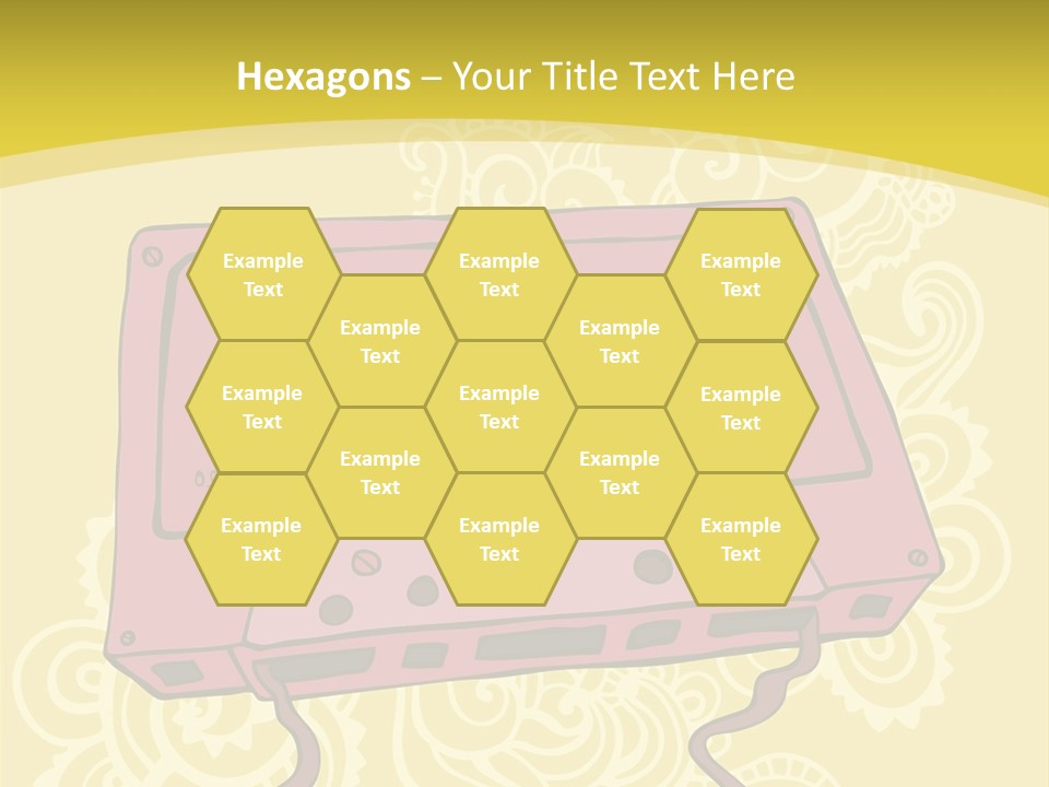 Old Audio Cassette Dated PowerPoint Template