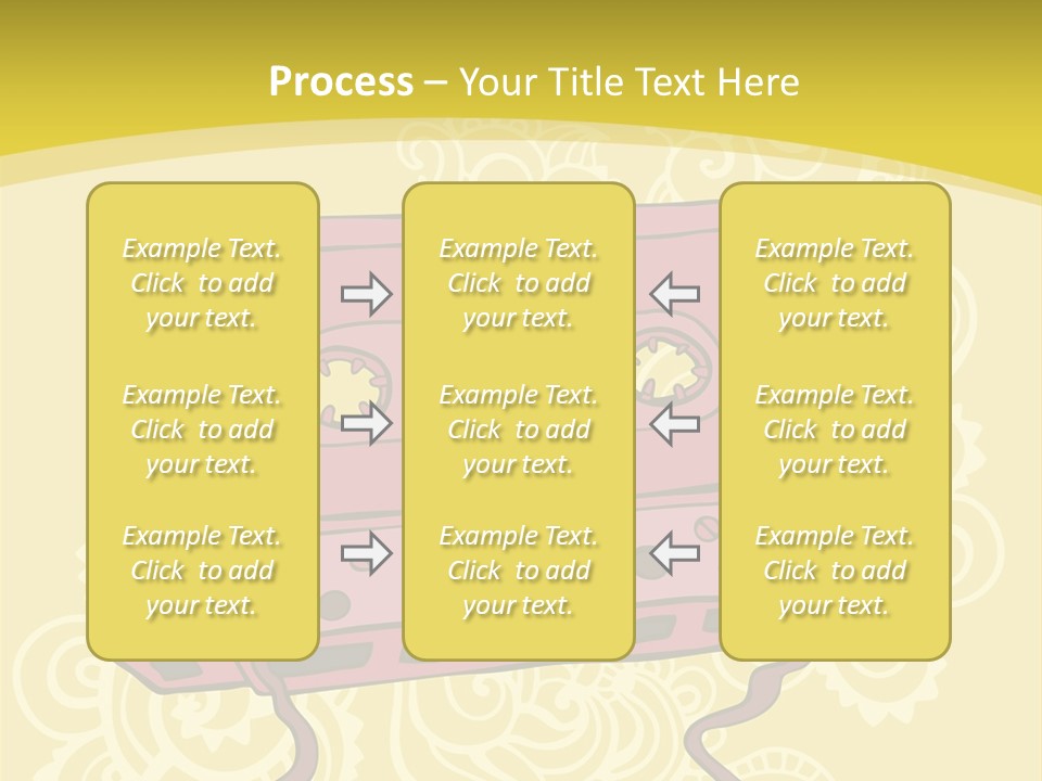 Old Audio Cassette Dated PowerPoint Template