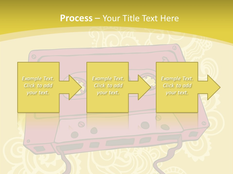 Old Audio Cassette Dated PowerPoint Template