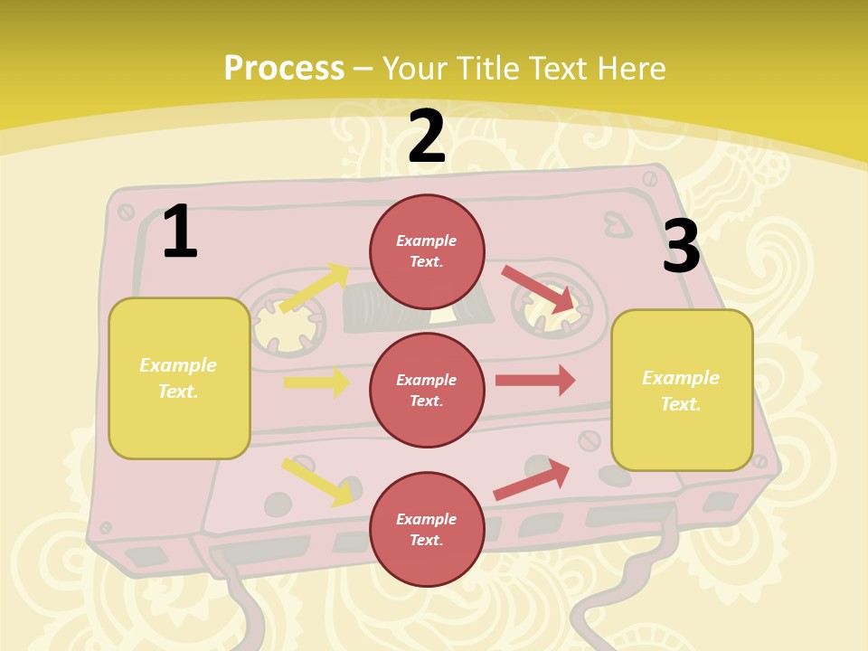 Old Audio Cassette Dated PowerPoint Template