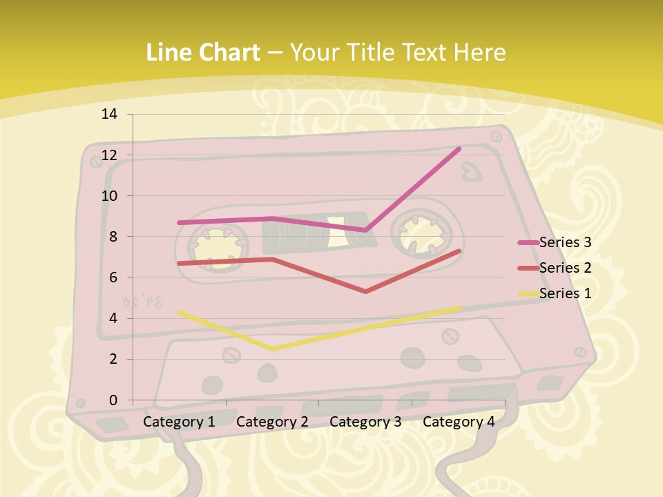 Old Audio Cassette Dated PowerPoint Template