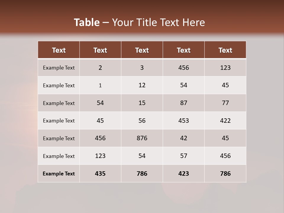 A Person Standing On Top Of A Mountain With Their Arms In The Air PowerPoint Template