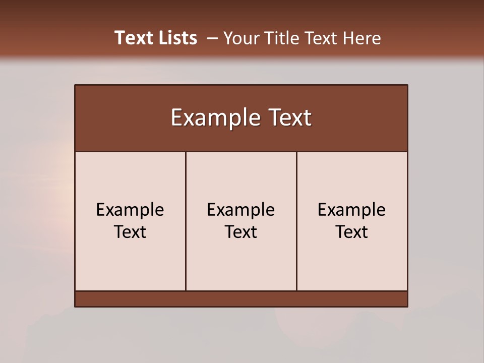A Person Standing On Top Of A Mountain With Their Arms In The Air PowerPoint Template
