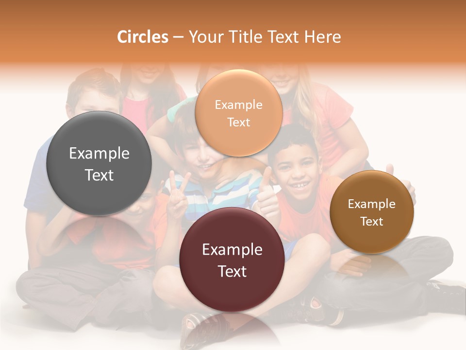 Positive Thumb Up Girl PowerPoint Template