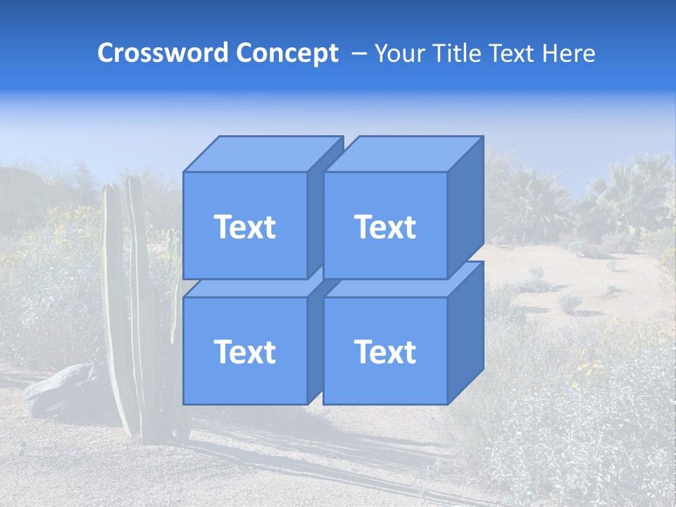 Scenic Oasis Colorful PowerPoint Template